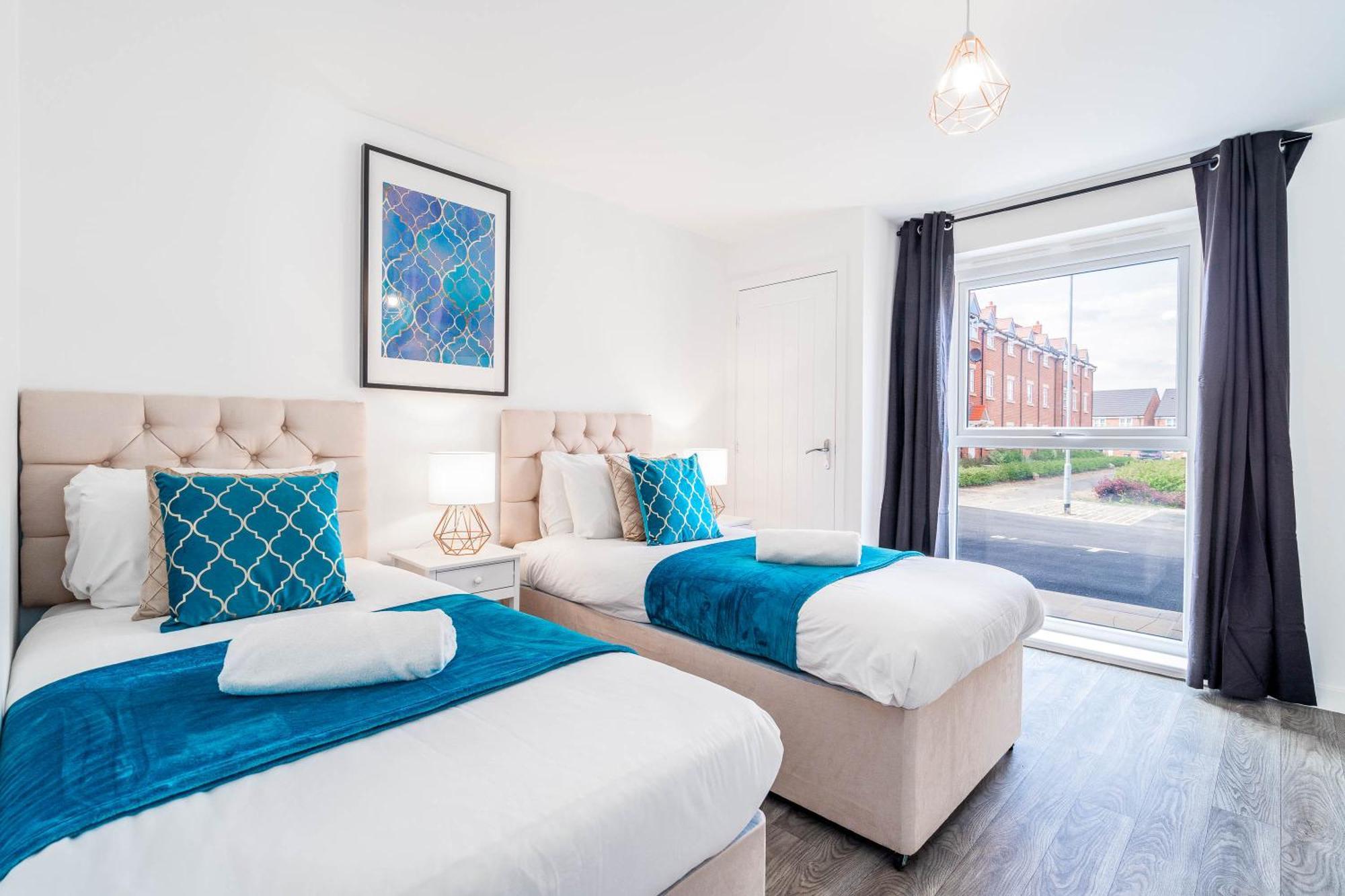 Luxury Apartment - Twin Beds - Selly Oak - Off-Street Parking - Free Netflix & Wifi - Top Rated 9Cc Birmingham Dış mekan fotoğraf